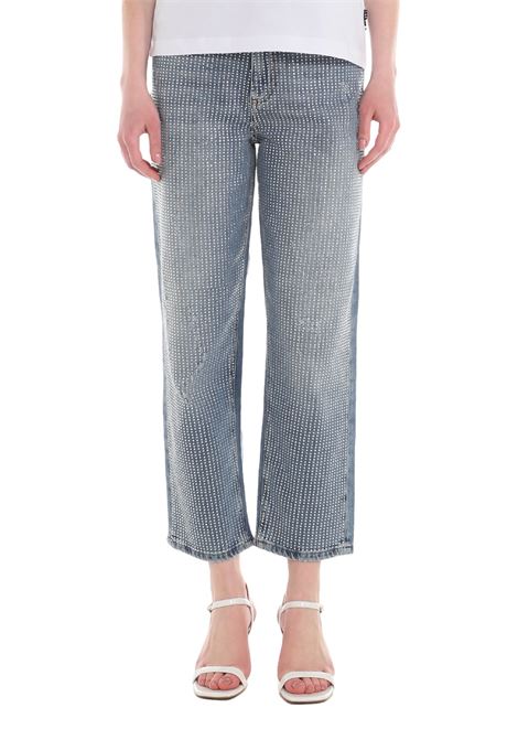 Jeans baggy ricoperto di brillantini Just Cavalli JUST CAVALLI | Pantaloni | 76PAB5BC CDW87904